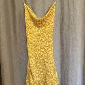 RESA Yellow Floral Mini Dress